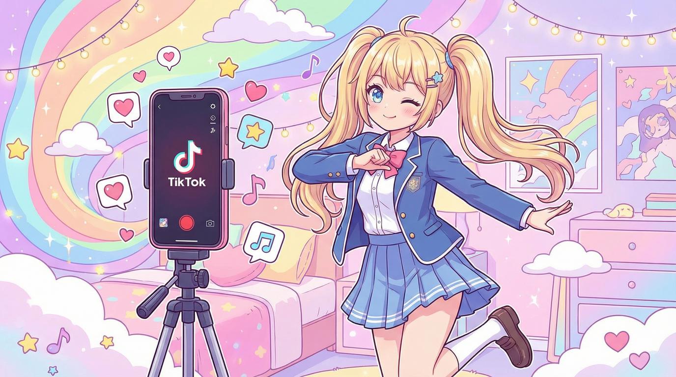 小马拉大车二次元少女日常vlog视频